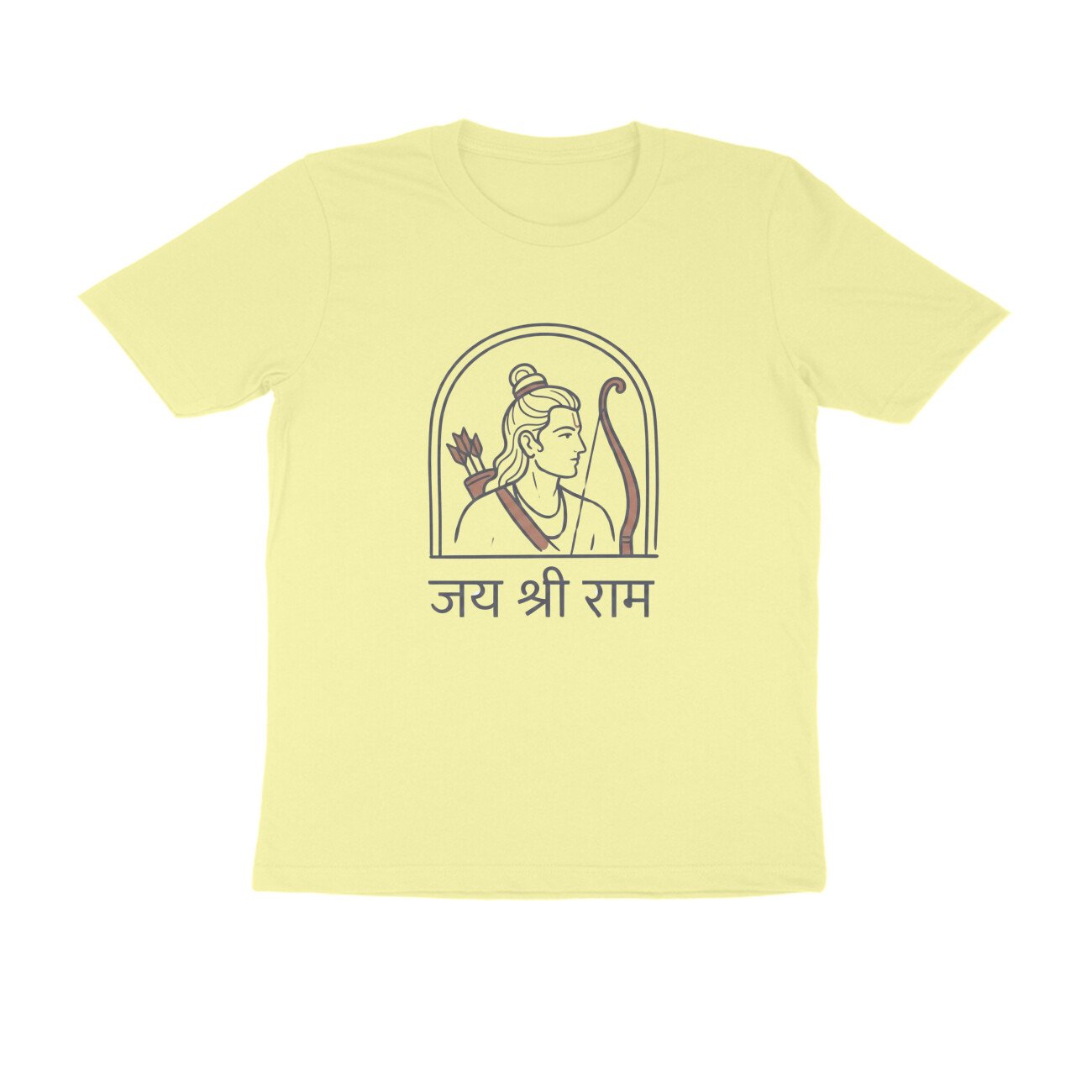 Jay Shri Ram T-Shirt - Pure Cotton, Unisex, Devotional - Image 4