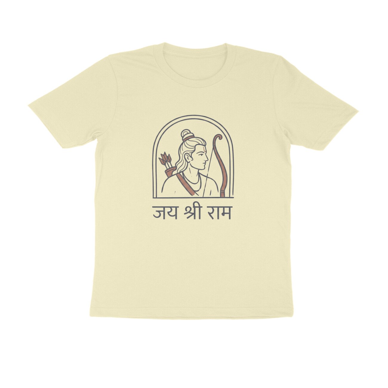 Jay Shri Ram T-Shirt - Pure Cotton, Unisex, Devotional - Image 6