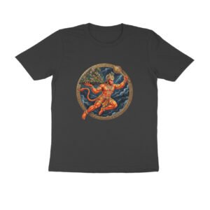 Jay Hanuman Dronagiri Mountain T-Shirt - Pure Cotton, Devotional