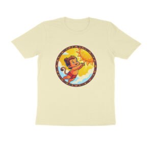 Bal Hanuman Trying to Get Sun T-Shirt - Pure Cotton, Devotional