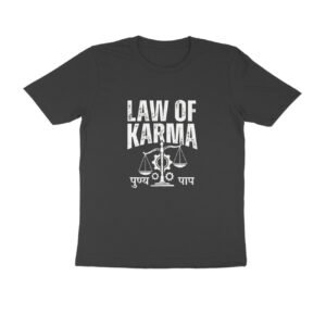 Law of Karma T-Shirt - Pure Cotton, Inspirational