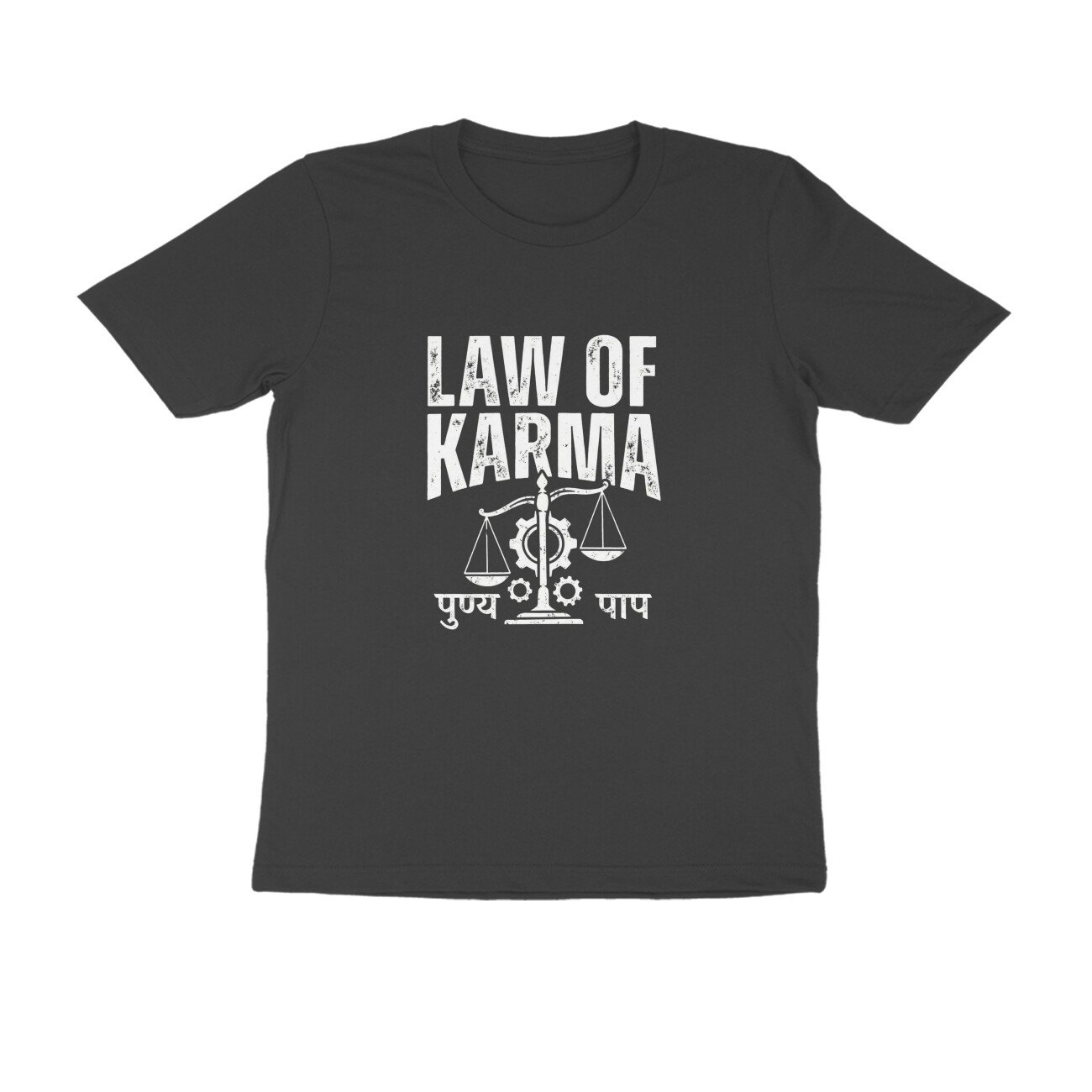 Law of Karma T-Shirt - Pure Cotton, Inspirational
