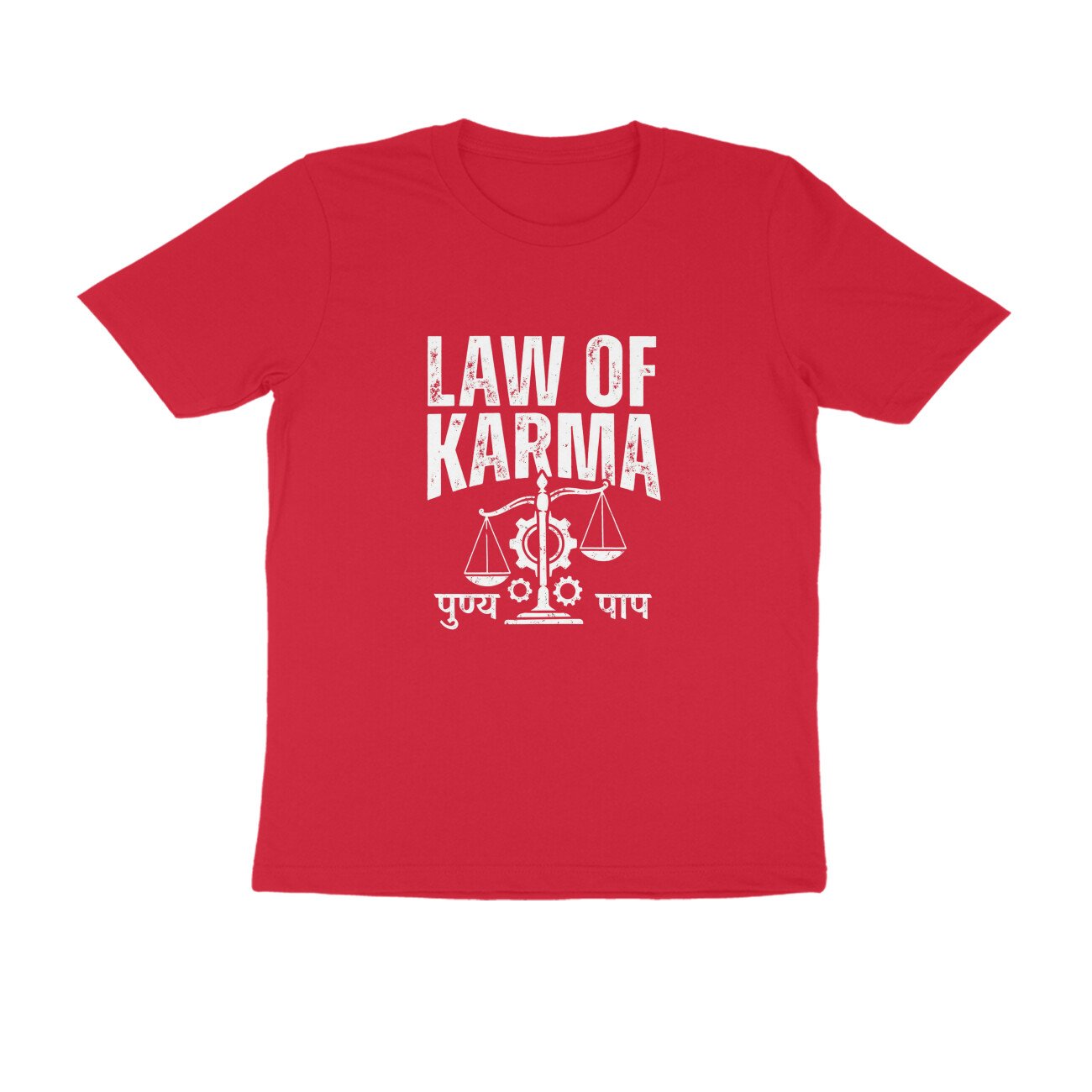 Law of Karma T-Shirt - Pure Cotton, Inspirational - Image 3