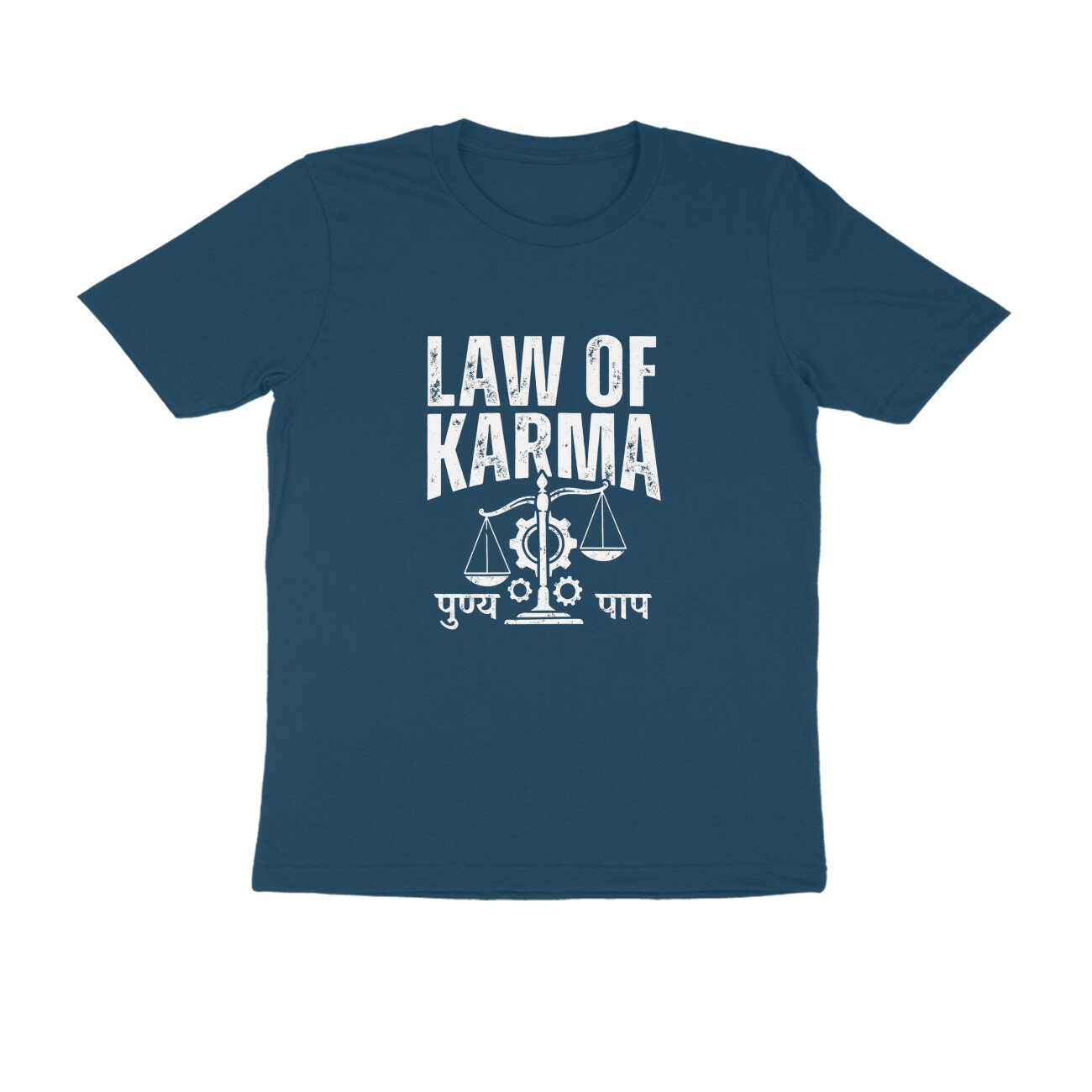 Law of Karma T-Shirt - Pure Cotton, Inspirational - Image 4