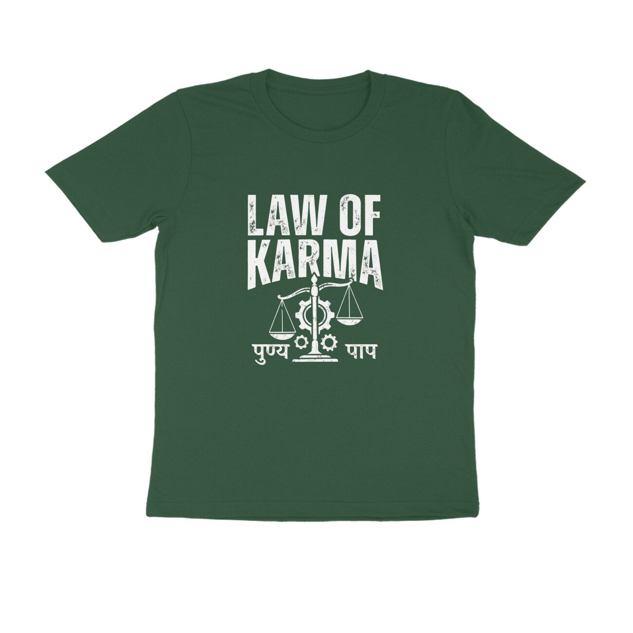 Law of Karma T-Shirt - Pure Cotton, Inspirational - Image 5