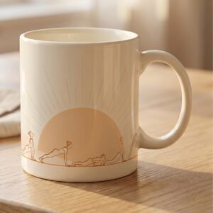 Surya Namaskar 12 Poses Mug – Daily Yoga Flow for Wellness