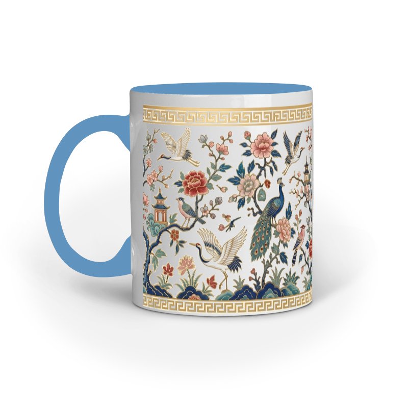 Nature Garden Elegance pattern mug