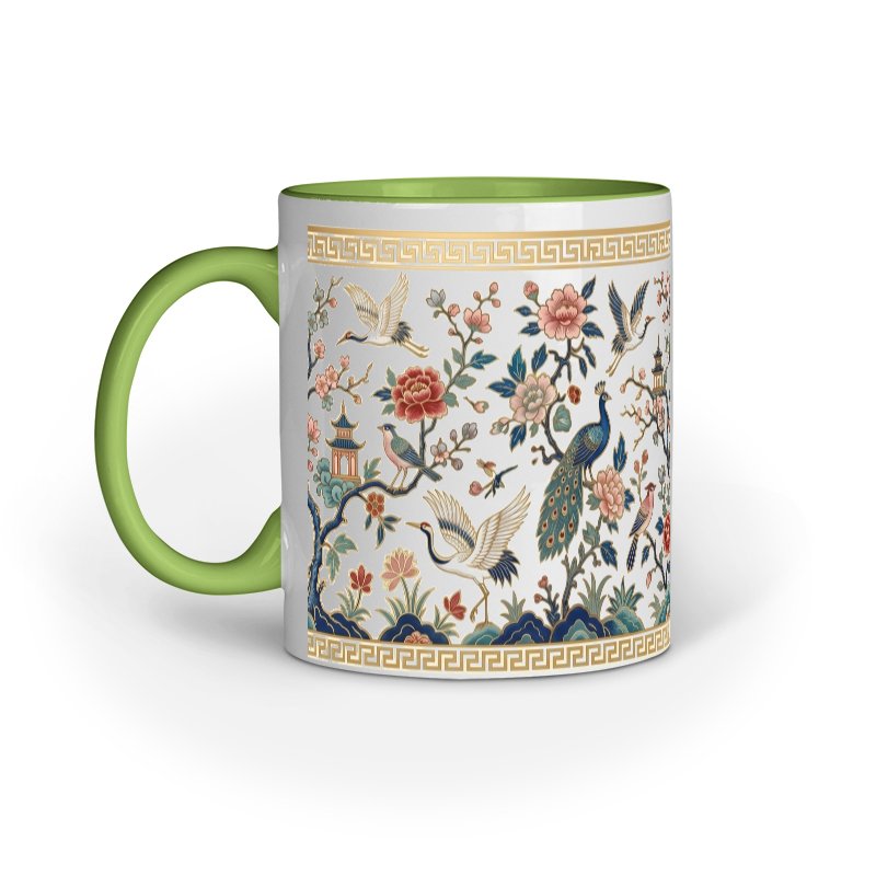 Nature Garden Elegance pattern mug - Image 3