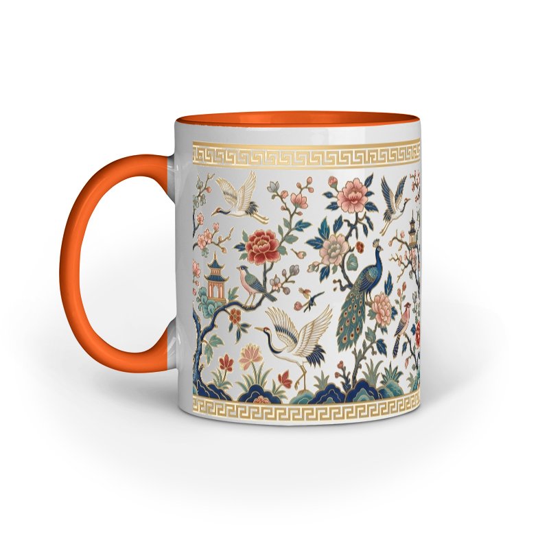 Nature Garden Elegance pattern mug - Image 4