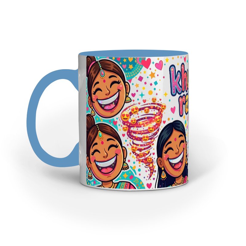 Khush Raho Radiant Joy Ceramic Mug - Image 2