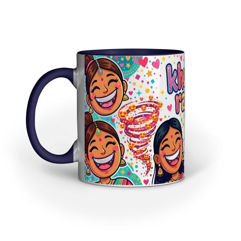 Khush Raho Radiant Joy Ceramic Mug - Image 3