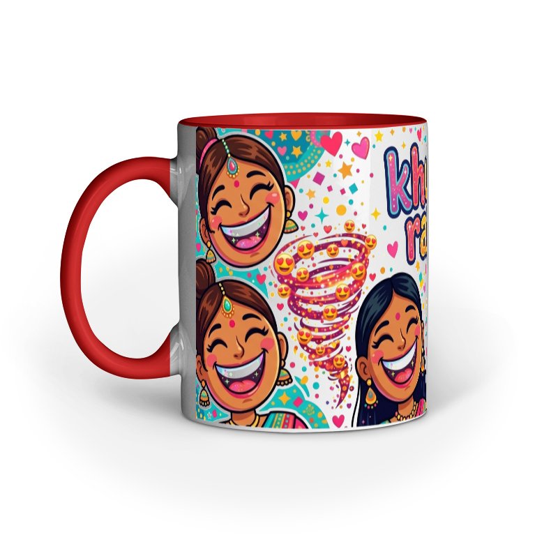 Khush Raho Radiant Joy Ceramic Mug - Image 5