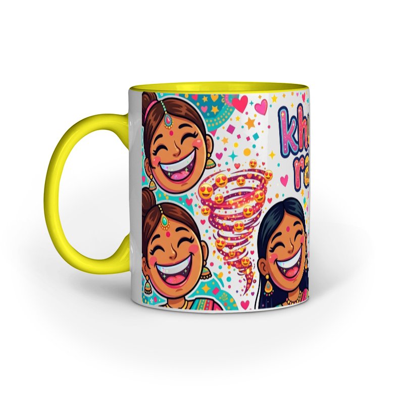 Khush Raho Radiant Joy Ceramic Mug - Image 6