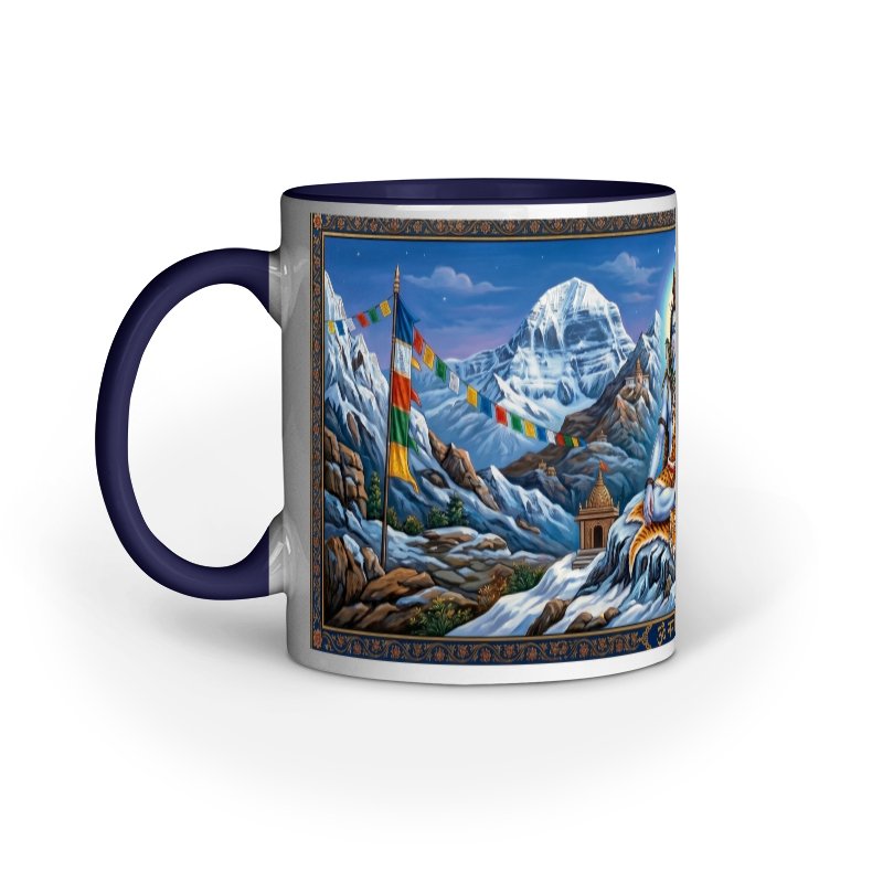 Kailash Yatra Shiva Ceramic Mug | Sacred Himalayan Heritage - Image 4