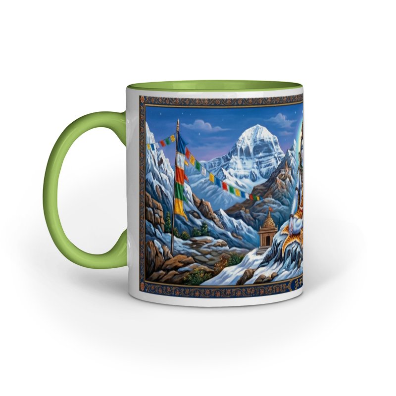 Kailash Yatra Shiva Ceramic Mug | Sacred Himalayan Heritage - Image 5