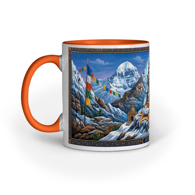 Kailash Yatra Shiva Ceramic Mug | Sacred Himalayan Heritage - Image 6