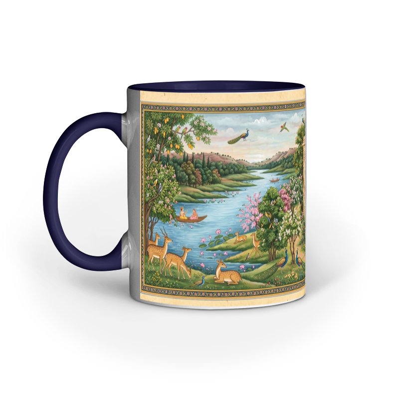 Radha Krishna Ceramic Mug | Heritage Indian Art Series - Image 5