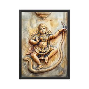 Hampi God Sculpture – Divine Watercolor PaintingSculpture – Divine Watercolor Painting